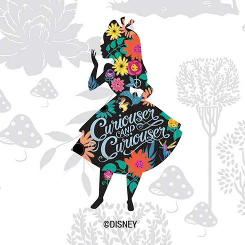 Disney Alice in Wonderland (animated) Silhouette Curiouser and Curiouser Moto E5 Play Skin